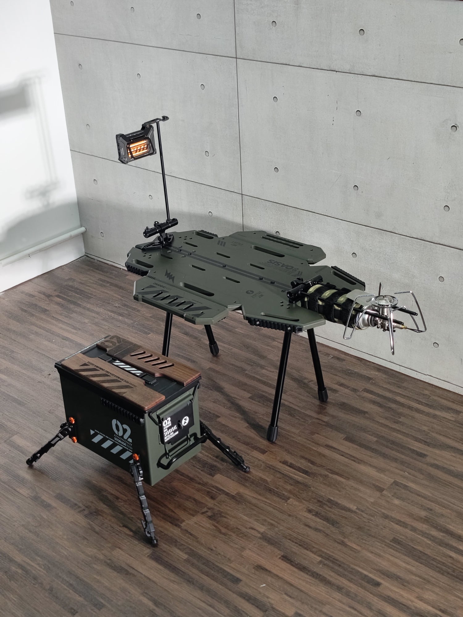 Tactical Camping Table – Army Green