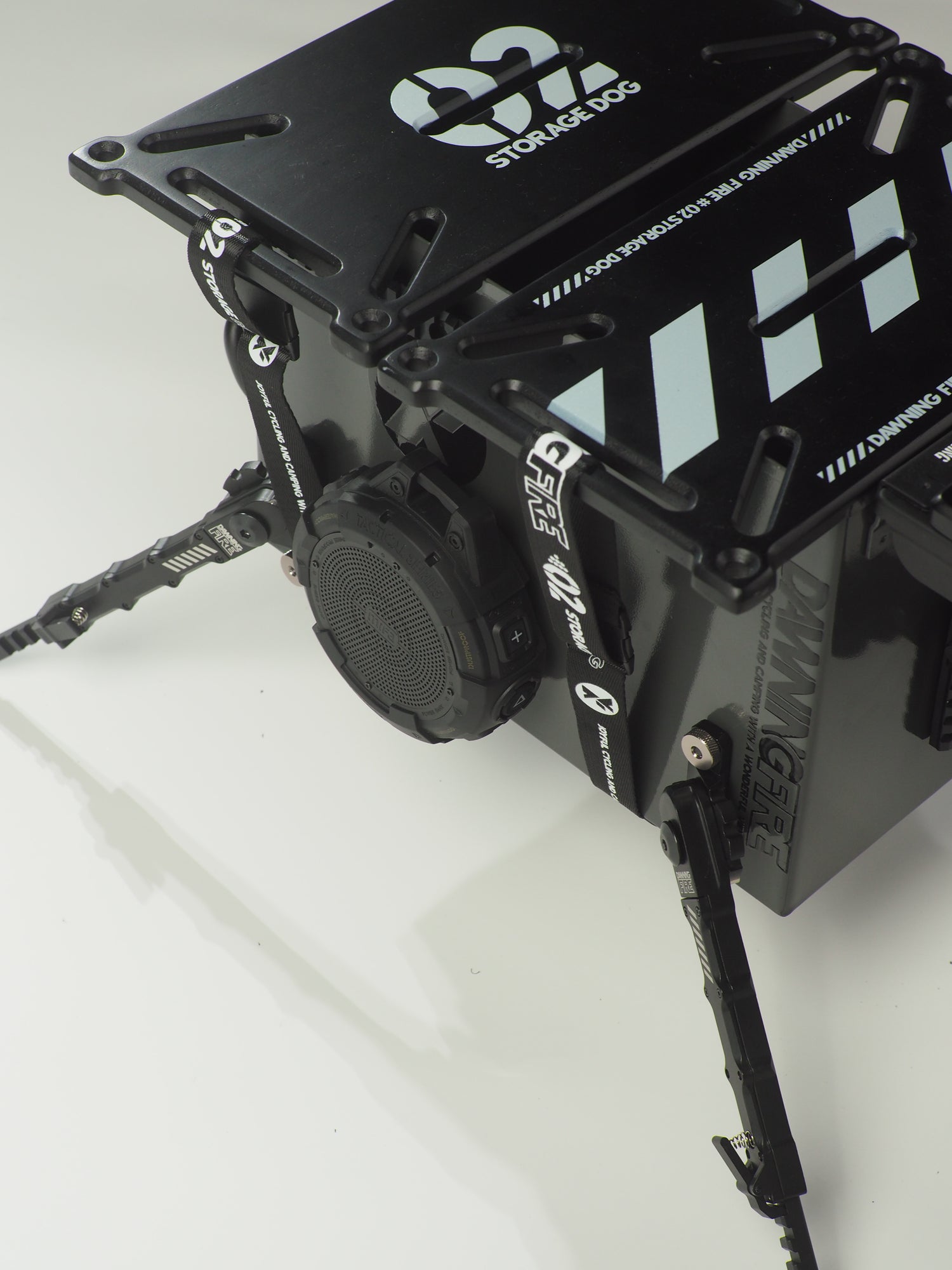 収納犬用タクティカルキャンプボックス - ブラック