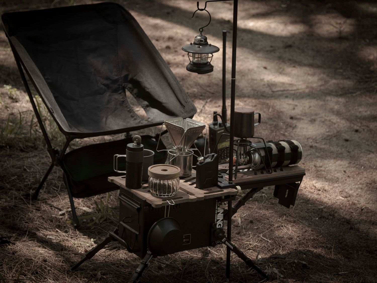 Storage Dog Tactical Camping Box – Black Green