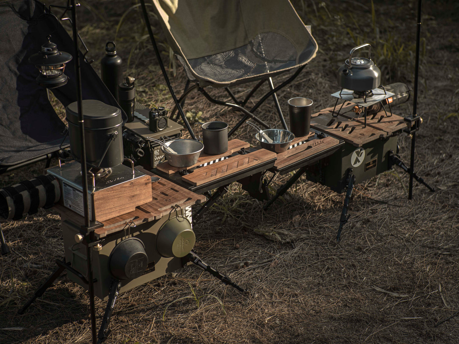 Storage Dog Tactical Camping Box – Black Green