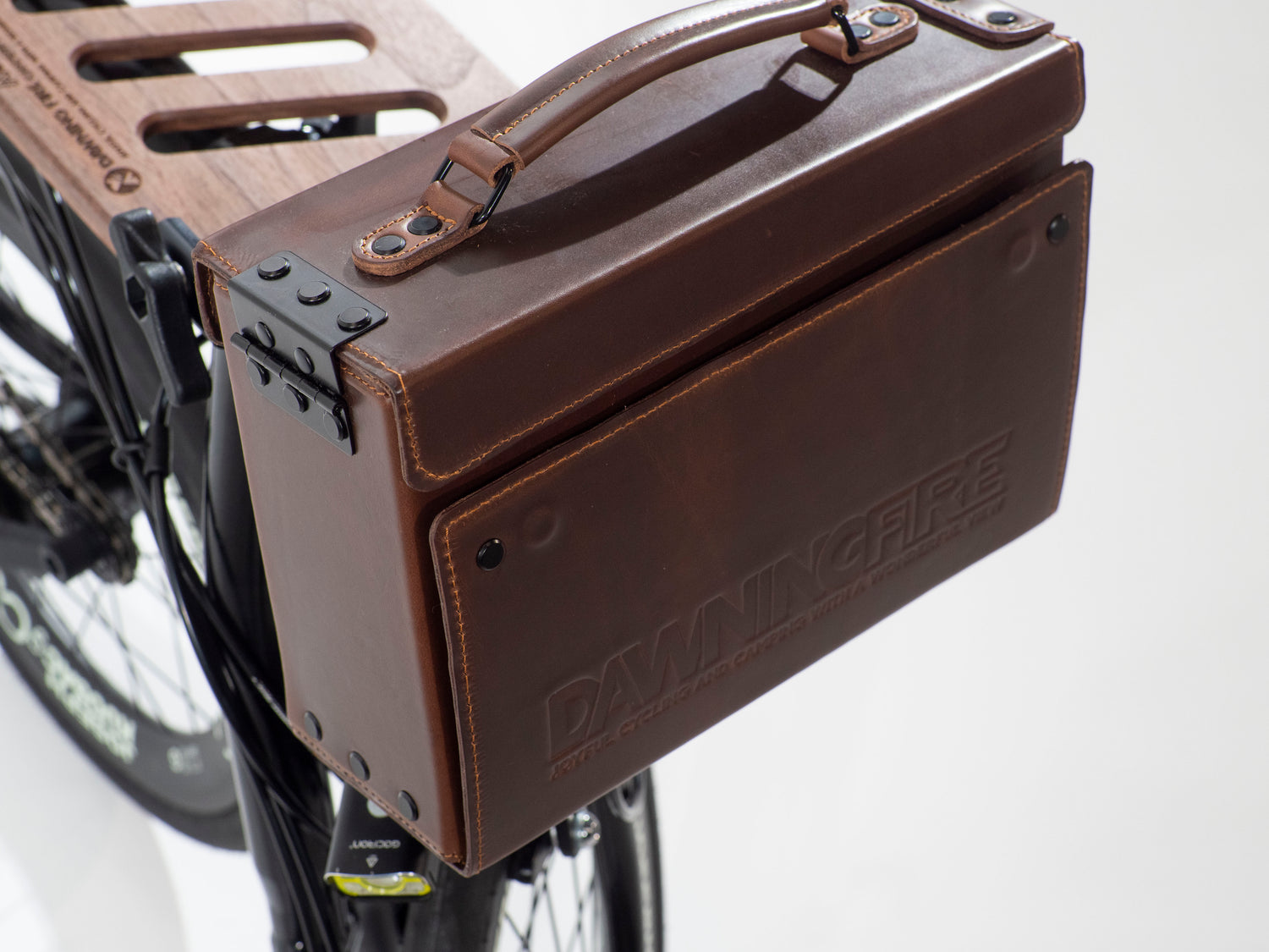 Brompton Front Leather Bag – Brown