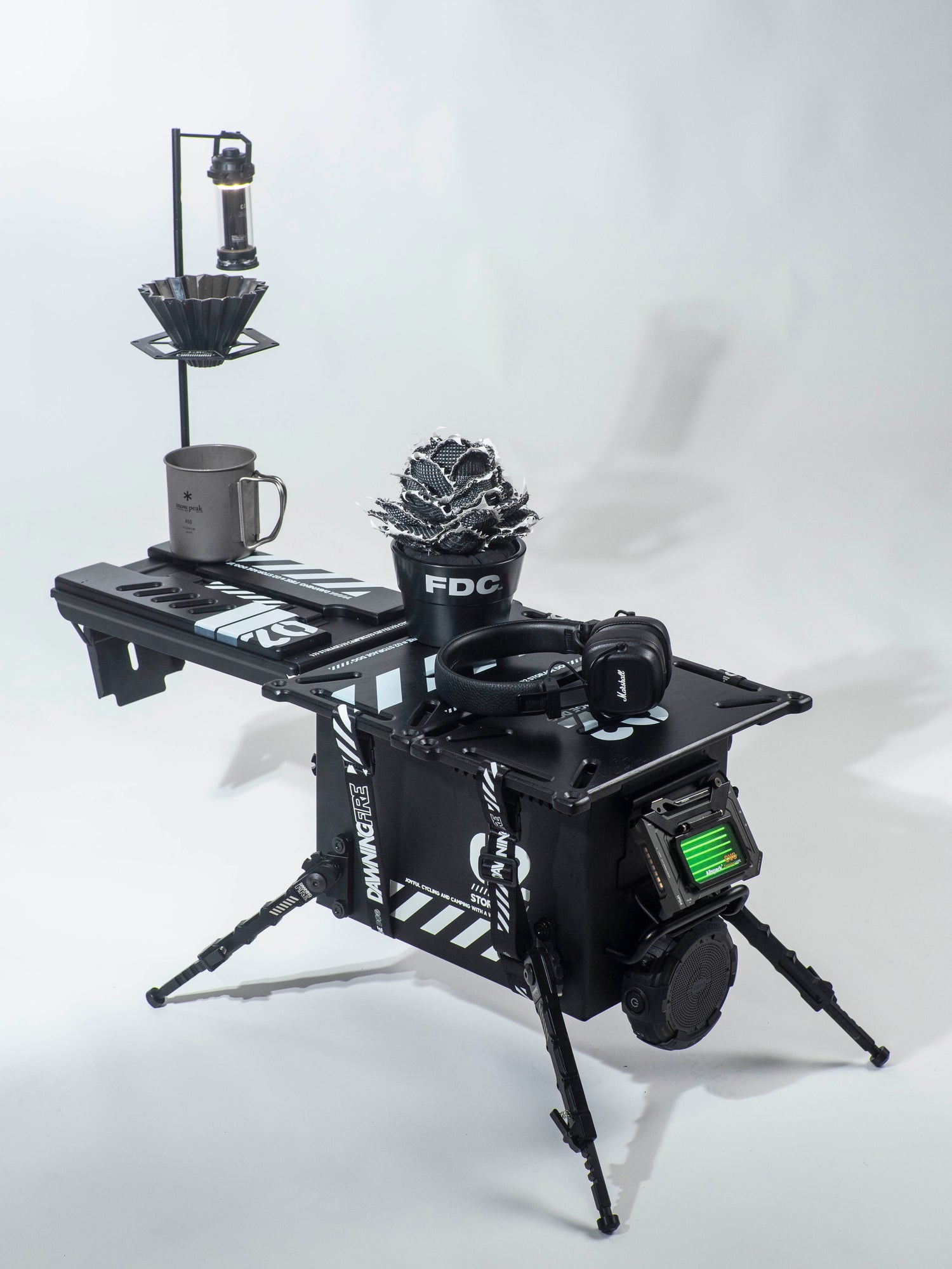 収納犬用タクティカルキャンプボックス - ブラック