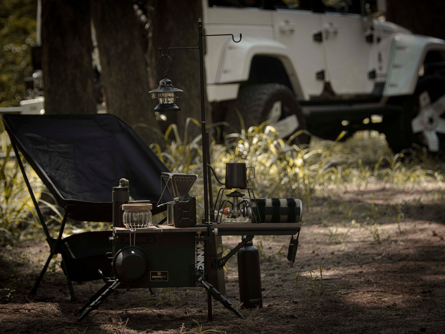 収納犬用タクティカルキャンプボックス - ブラックグリーン