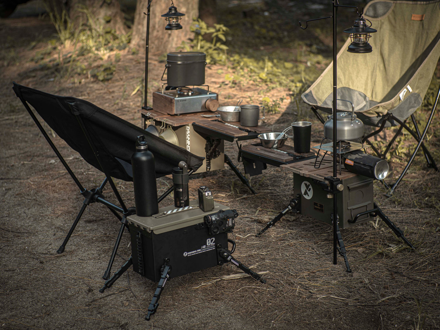 Storage Dog Tactical Camping Box – Army Green