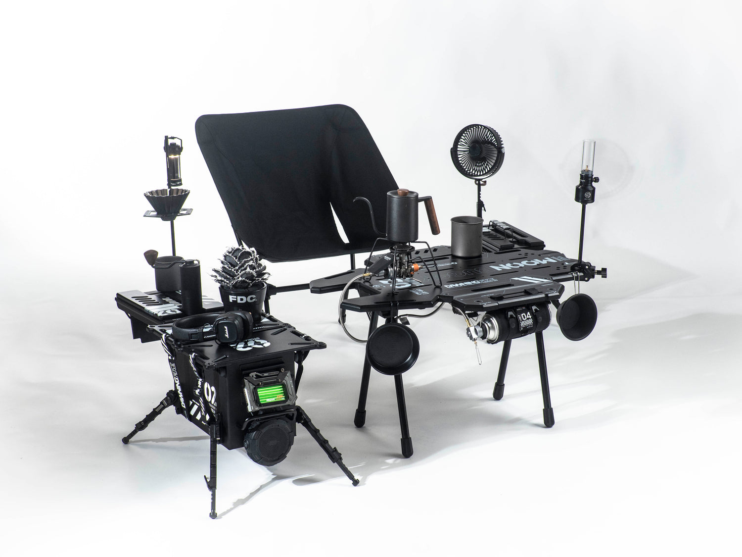 収納犬用タクティカルキャンプボックス - ブラック